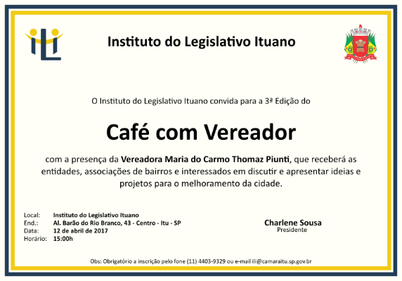 201747_2017-04-12 - ILI - Café com Vereador - Maria do Carmo